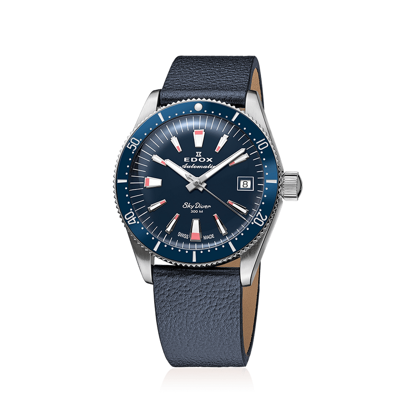 EDOX Unisex SkyDiver Date Automatic Special-Edition Watch