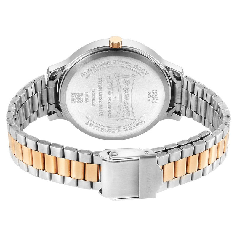 Sonata Play Rose Gold Dial Watch for Women