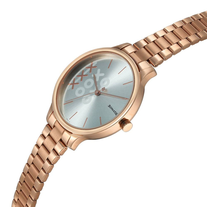 Sonata Play Blue Dial Watch for Women