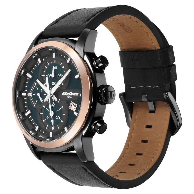 Octane Silver Dial Chronograph Watch for Men