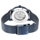 Titan Mechnaical Blue Dial Analog Stainless Steel Strap Watch for Men