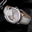 Titan Automatics Grey Dial Automatic Leather Strap Watch for Men