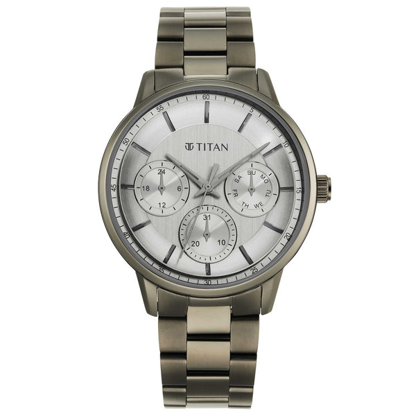 Titan Urban Magic Grey Dial Multi Stainless Steel Strap watch for Men