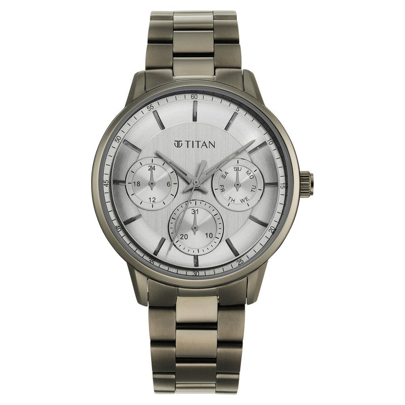 Titan Urban Magic Grey Dial Multi Stainless Steel Strap watch for Men