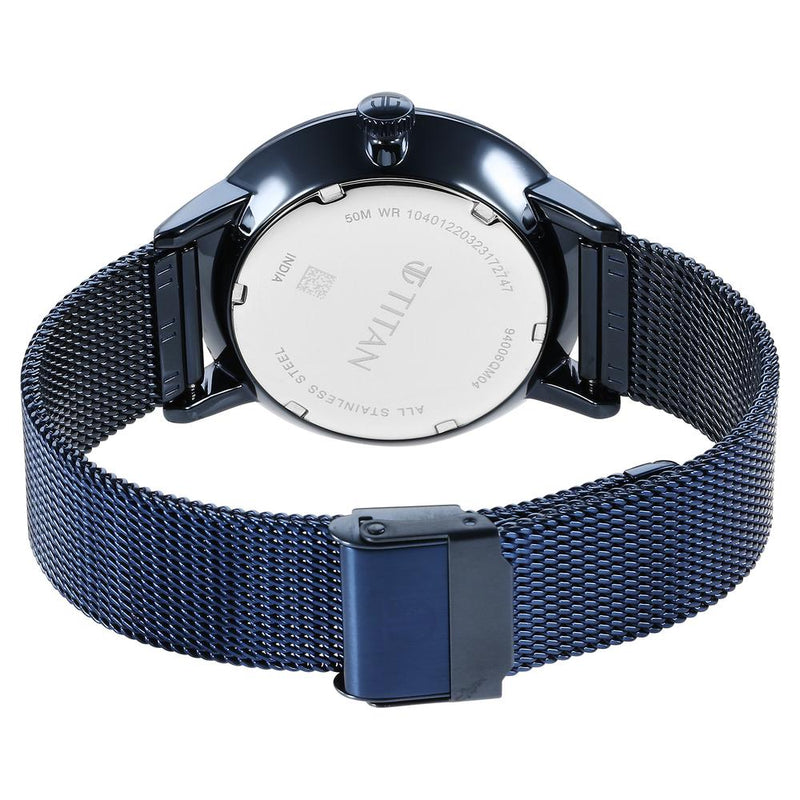 Titan Modern Classics Blue Dial Multi Stainless Steel Strap watch for Men