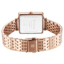 Titan Minimalists Quartz Analog with Date Silver Dial Rose Gold Stainless Steel Strap Watch for Women