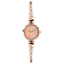 Titan Raga Facets Rose Gold Dial Women Watch With Stainless Steel Strap