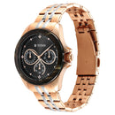 Titan Acetate Black Dial Analog with Day and Date Stainless Steel Strap Watch for Women