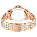 Titan Acetate Black Dial Analog with Day and Date Stainless Steel Strap Watch for Women