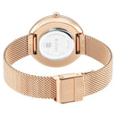 TITAN Glitz Rose Gold Dial Stainless Steel Strap Watch for Women