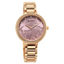 TITAN Glitz Rose Gold Dial Stainless Steel Strap Watch for Women