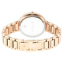 TITAN Glitz Rose Gold Dial Stainless Steel Strap Watch for Women