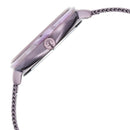 TITAN Glitz Purple Dial Stainless Steel Strap Watch for Women