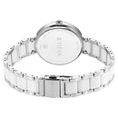 Titan Purple ceramics Quartz Analog Mother Of Pearl Dial Steel & Ceramic Strap Watch for Women