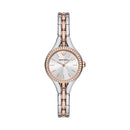 Emporio Armani Two Tone Women Analog Quartz Watch