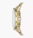 Fossil Analog Men's Watch Gold Plated Metal Bracelet - BQ2493