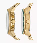 Fossil Bannon Stainless Steel Couple Set Watch - BQ2754SET