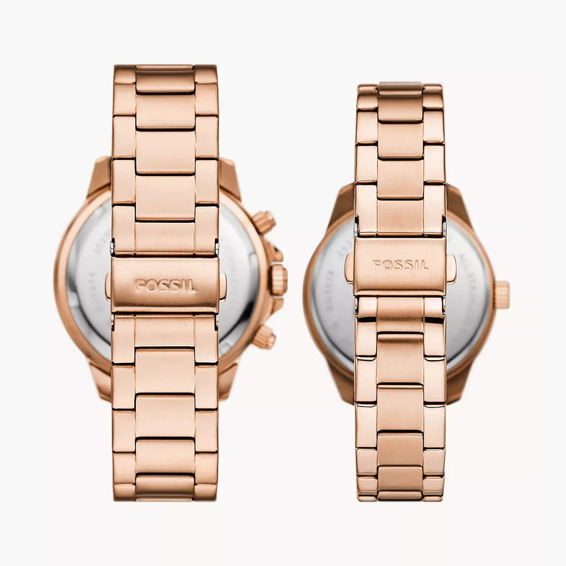 Fossil Bannon Men's Rose Gold Stainless Steel Watch