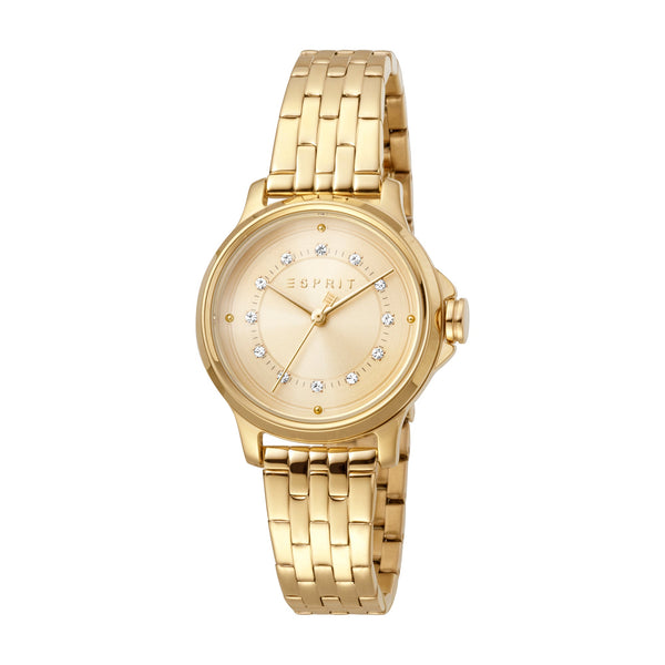 Esprit Women's Fabia Fashion Quartz Yellow Gold Watch