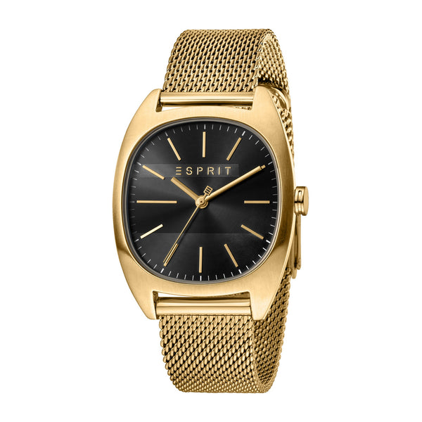 Esprit Men's Infinity Fashion Quartz Yellow Gold Watch