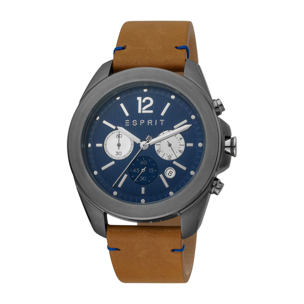 Esprit Men's Field Chrono Fashion Quartz Brown Watch