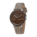 Esprit Women's Plywood Fashion Quartz Brown Watch
