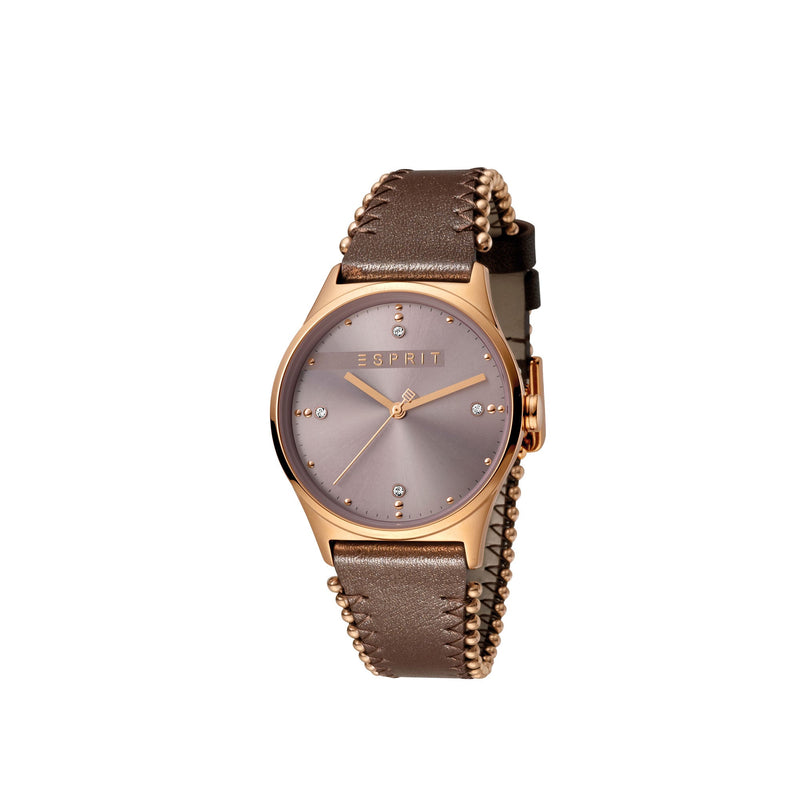 Esprit Women's Drops Fashion Quartz Brown Watch