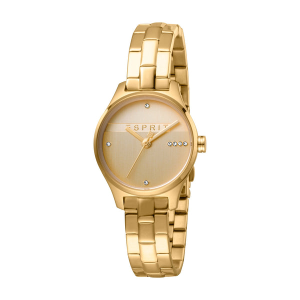 Esprit Women's Essential Glam Fashion Quartz Yellow Gold Watch