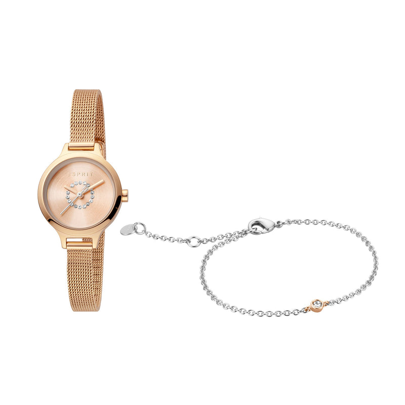 Esprit Women's Zest Fashion Quartz Rose Gold Watch