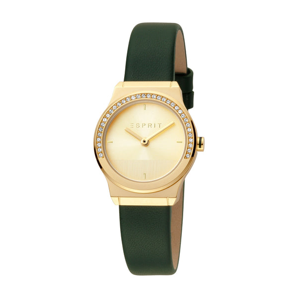 Esprit Women's Magnolia Mini Stones Fashion Quartz Green Watch