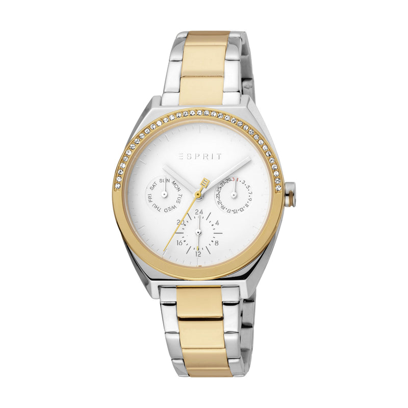 Esprit Women's Slice Multi Stones Fashion Quartz Watch