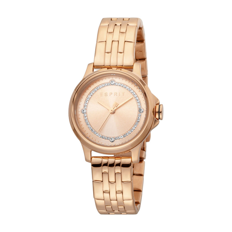 Esprit Women's Bent Fashion Quartz Rose Gold Watch