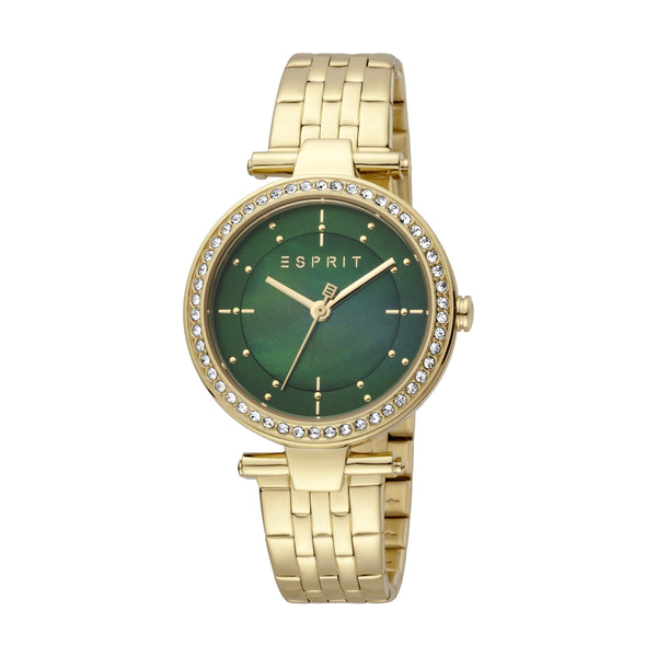 Esprit Women's Fashion Quartz Yellow Gold Watch