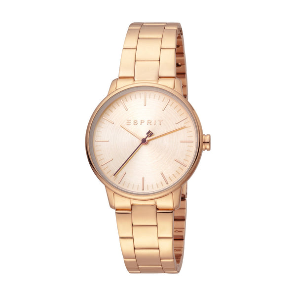 Esprit Women's Everyday Fashion Quartz Rose Gold Watch