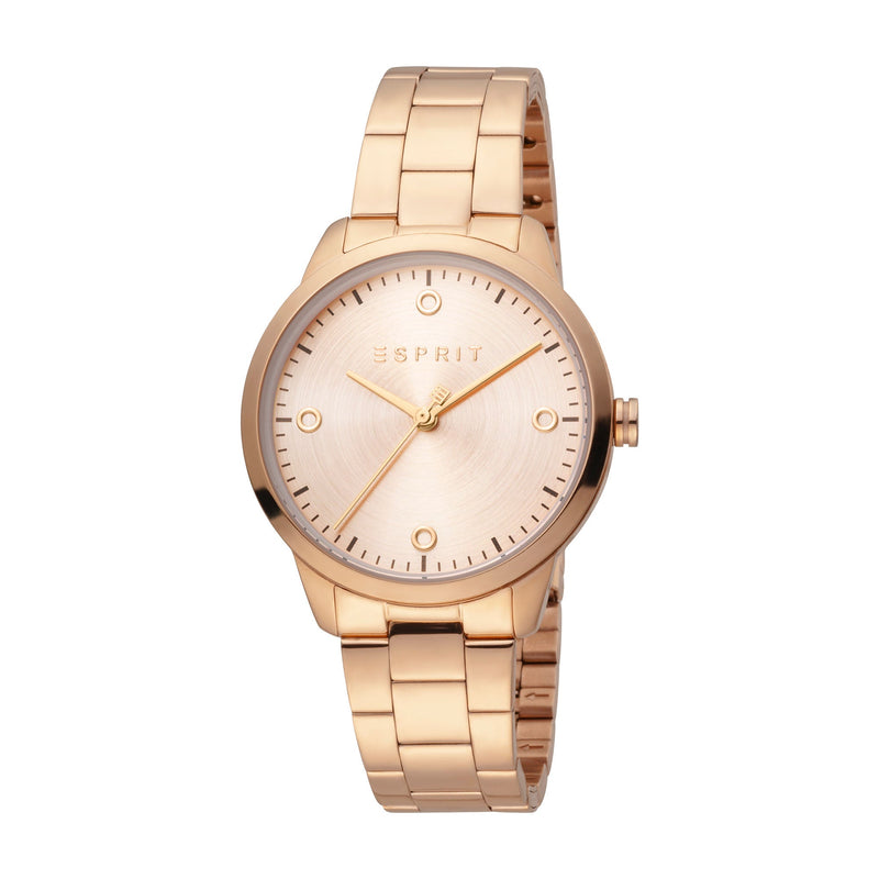 Esprit Women's Minimal Fashion Quartz Rose Gold Watch