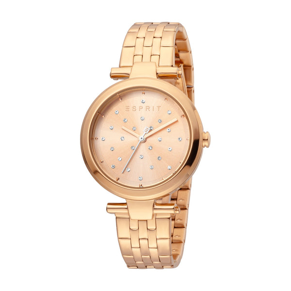 Esprit Women's Fine Dot Fashion Quartz Rose Gold Watch