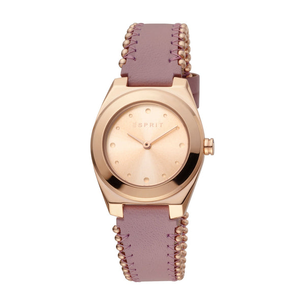 Esprit Women's Spot Pearls Fashion Quartz Pink Watch