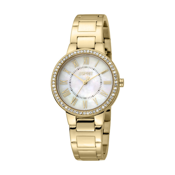 Esprit Women's Fashion Quartz Yellow Gold Watch