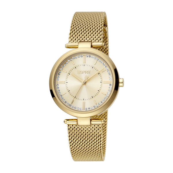 Esprit Women's Fashion Quartz Yellow Gold Watch