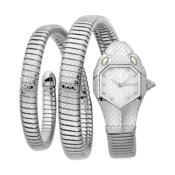 Just Cavalli Women's Signature Snake Quartz Watch