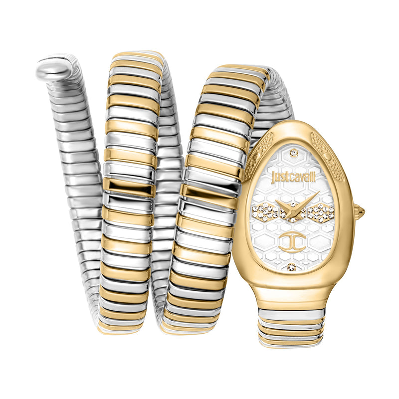 Just Cavalli Women's Signature Snake Quartz Watch