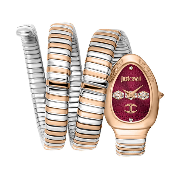 Just Cavalli Women's Signature Snake Quartz Watch