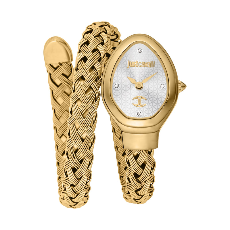 Just Cavalli Women's Signature Snake Quartz Watch