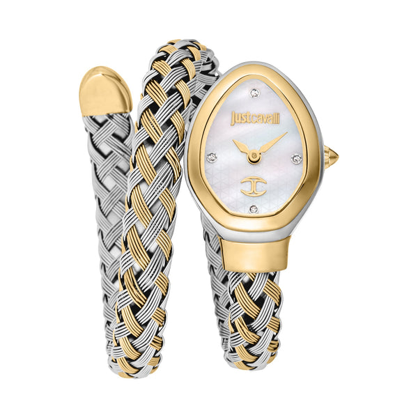 Just Cavalli Women's Signature Snake Quartz Watch