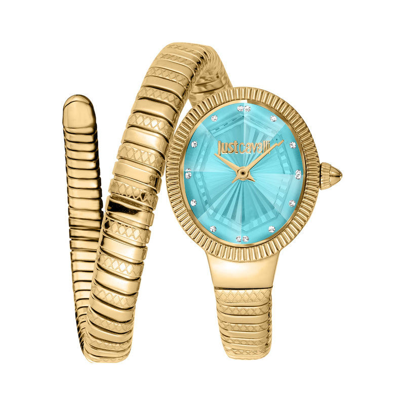 Just Cavalli Women's Signature Snake Quartz Watch