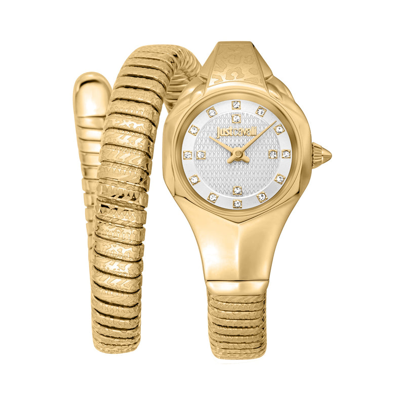 Just Cavalli Women's Signature Snake Quartz Watch