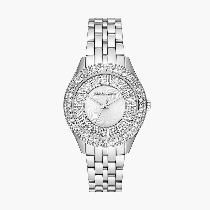 Michael Kors Harlowe Silver Stainless Steel Women's Watch - MK4708