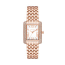 Michael Kors Emery Three-Hand Rose Gold-Tone Stainless Steel Watch
