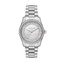 Michael Kors Lexington Three-Hand Stainless Steel Watch
