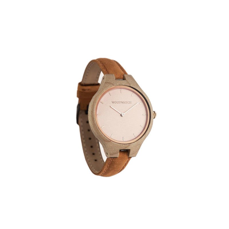 WOODWATCH WOMEN'S AURORA ROSE OCEAN WW-A-ROCE W/ FREE STRAP WW-S-A-14